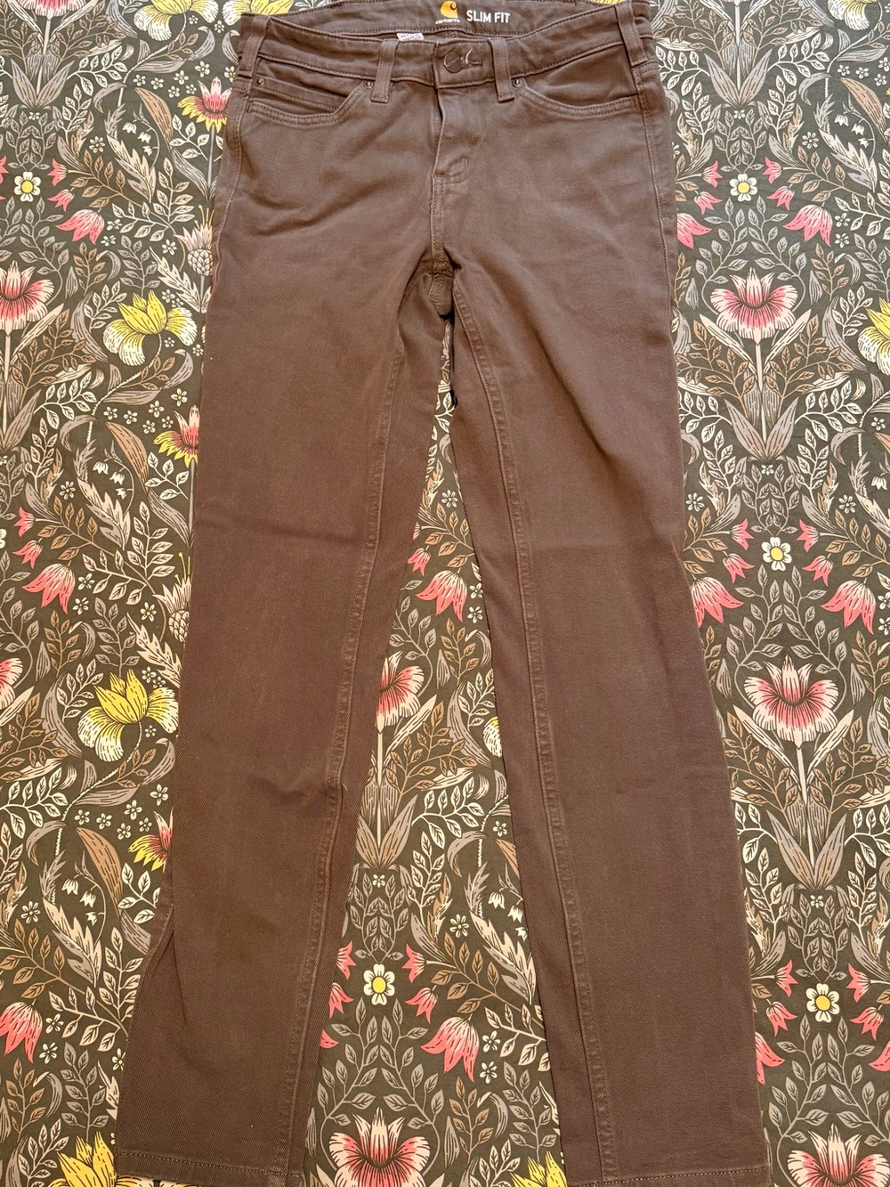 Carhartt Women’s Slim Fit Straight Leg Jeans - Brown